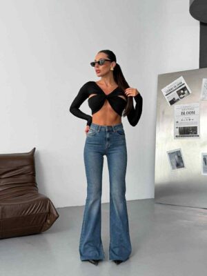 Светли тексас фармерки