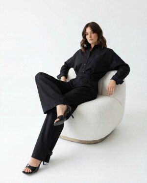 Премиум црн комбинезон